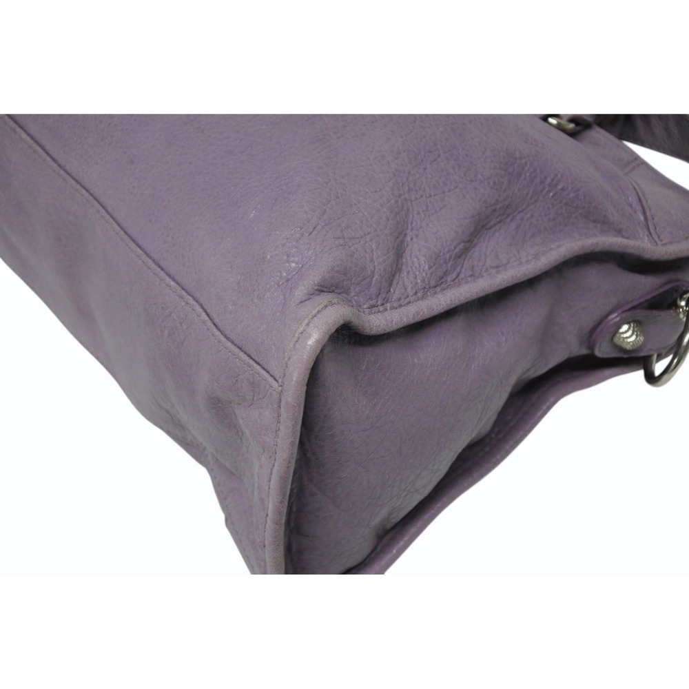 BALENCIAGA The Giant City Handbag Purple - Picture 8 of 10